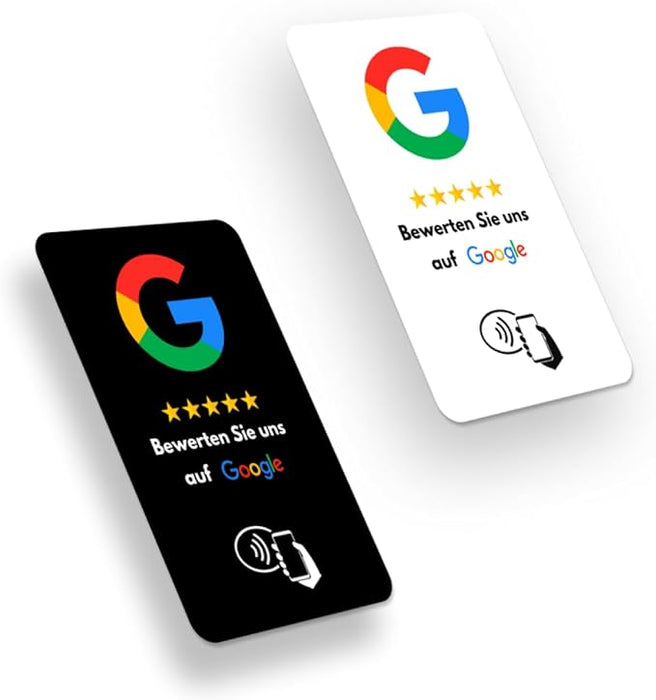 NFC - Google Bewertungskarten / Sofort einsatzbereit Voreingestellt