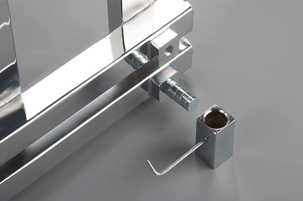 ROSY Badheizkörper verchromt mit Mittelanschluss