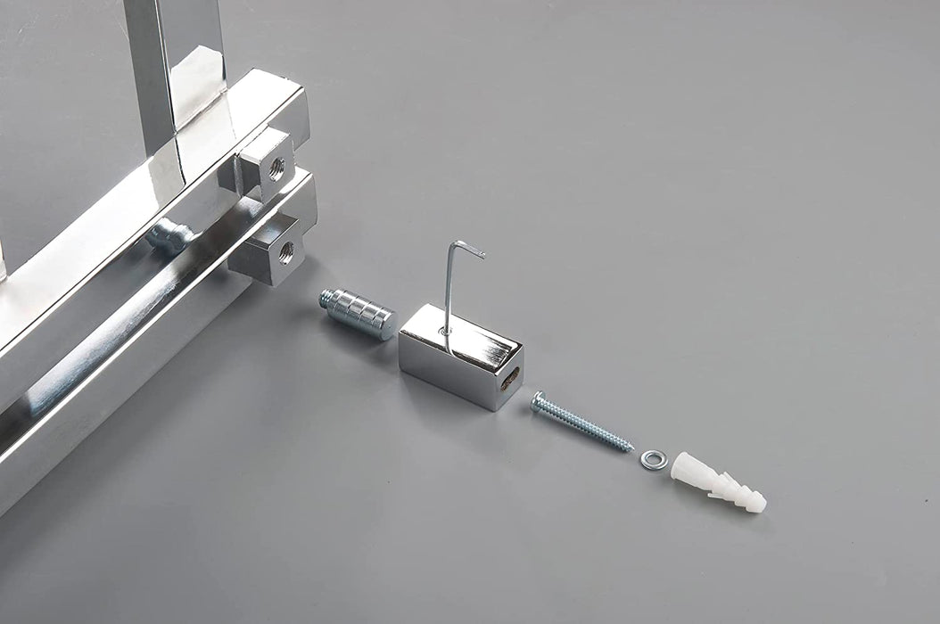 ROSY Badheizkörper verchromt mit Mittelanschluss