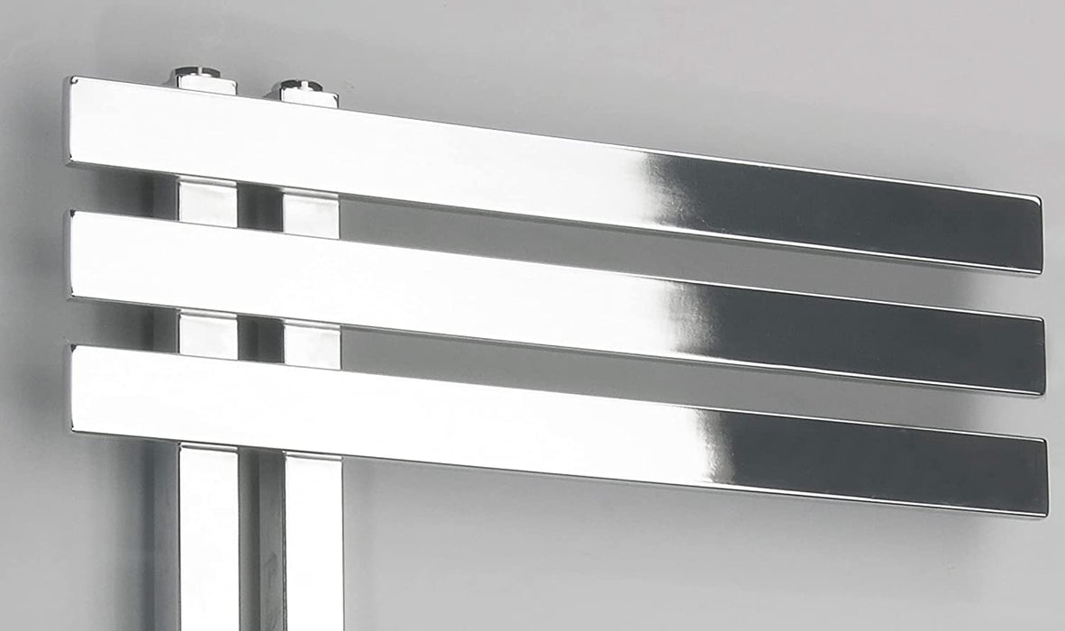 ROSY Badheizkörper verchromt mit Mittelanschluss