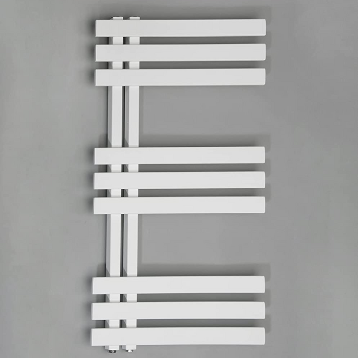 ROSY Badheizkörper weiss mit leichter rauer Oberfläche Mittelanschluss
