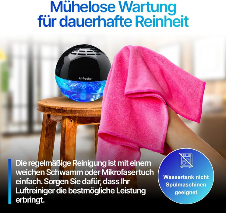 AirFresher Luft- & Raumreiniger mit LED und Ionisator