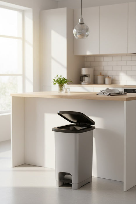 punkto. 40L Tretmülleimer mit Deckel – Slim Design – BPA-freier Kunsts — aspira home